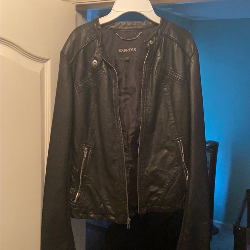 Leather jacket